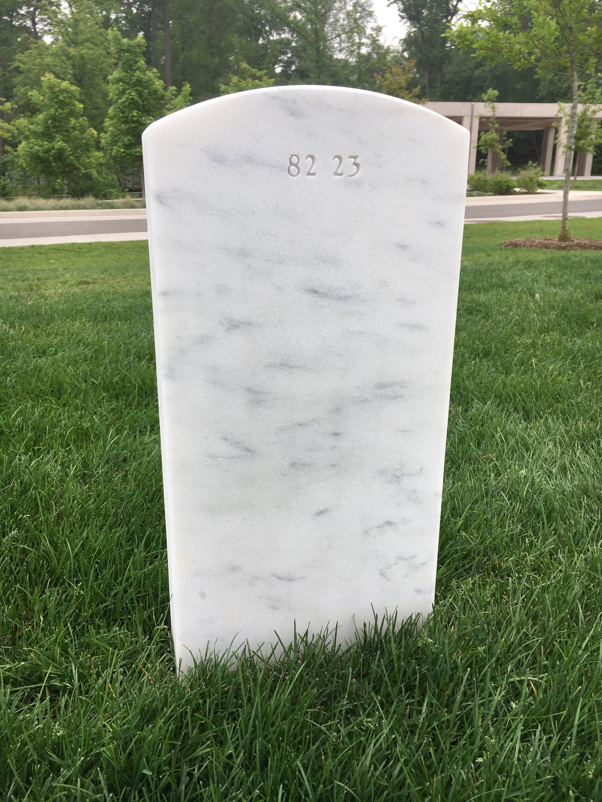 Back of headstone — James Biegler