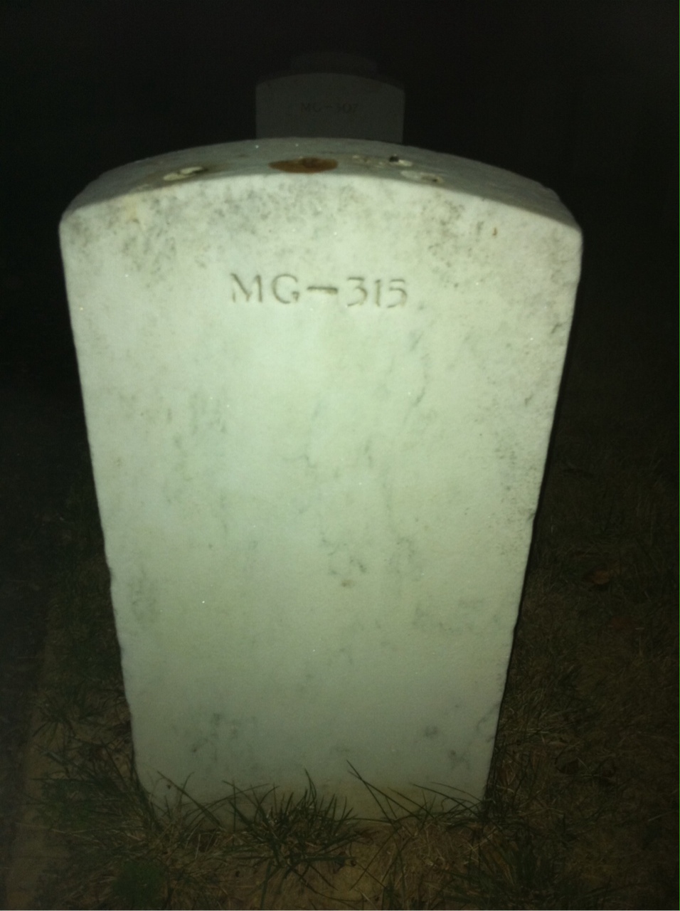 Headstone of James E Sanborn