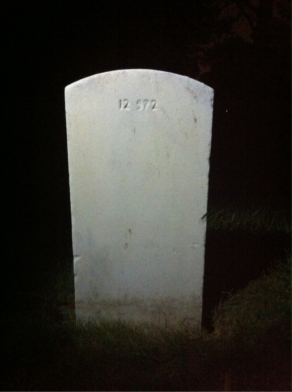 Back of headstone — William J Donnelly