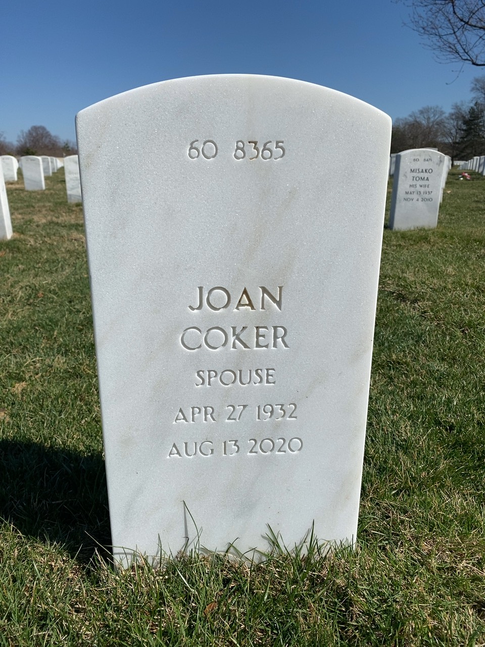 Back of headstone — Lloyd Moon