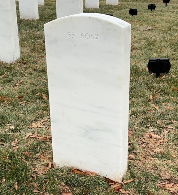 Back of headstone — Theodore R Haire