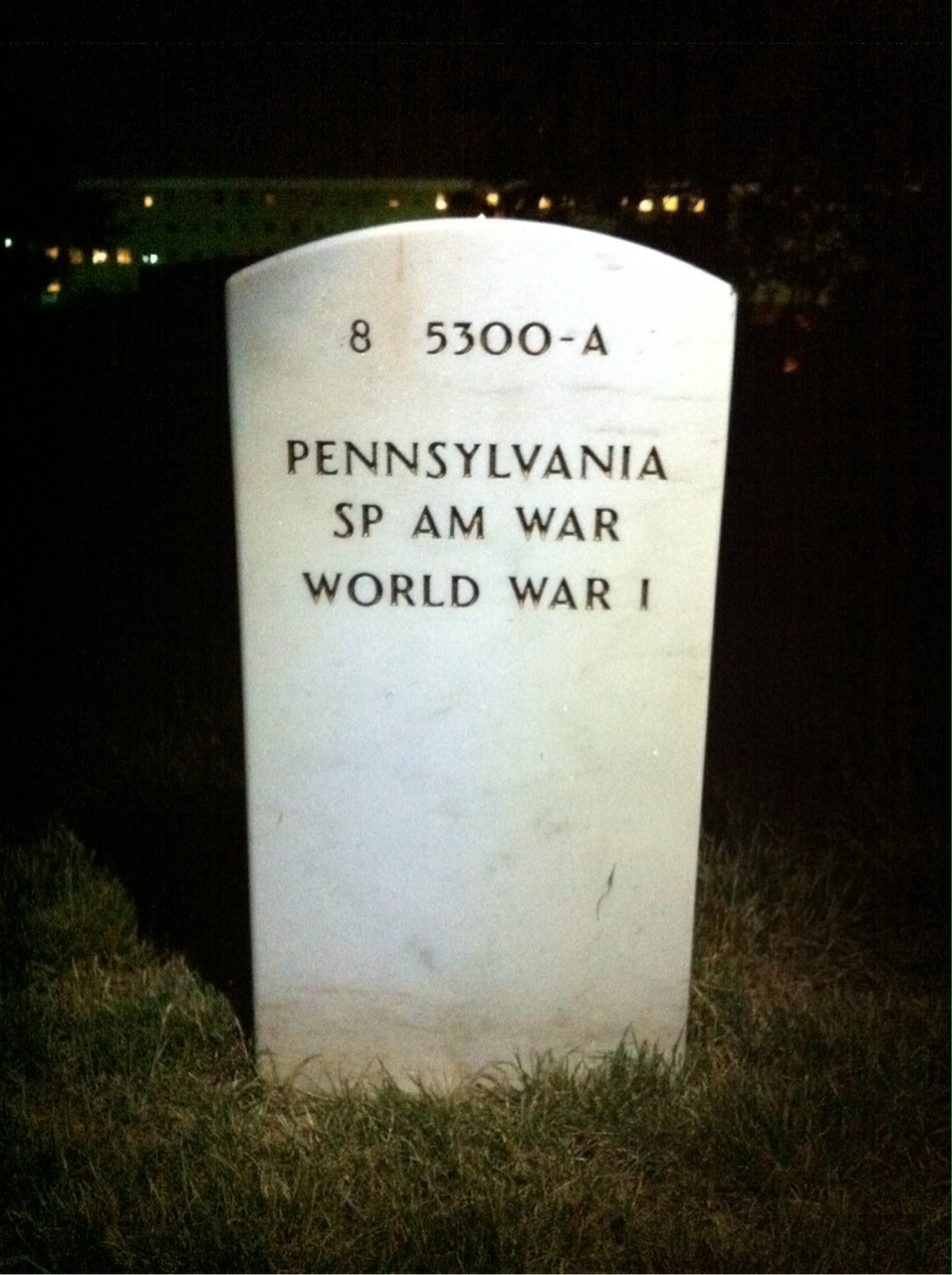 Headstone of Alexander Peters