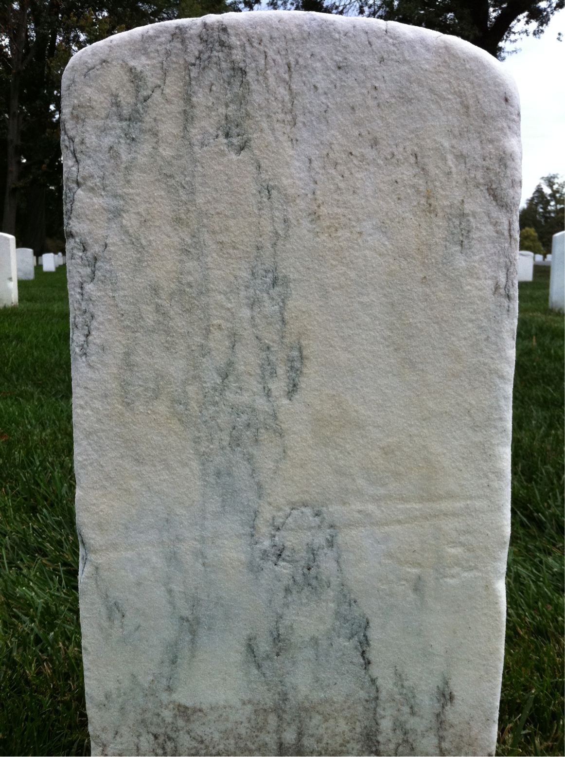 Back of headstone — Walker Adlington