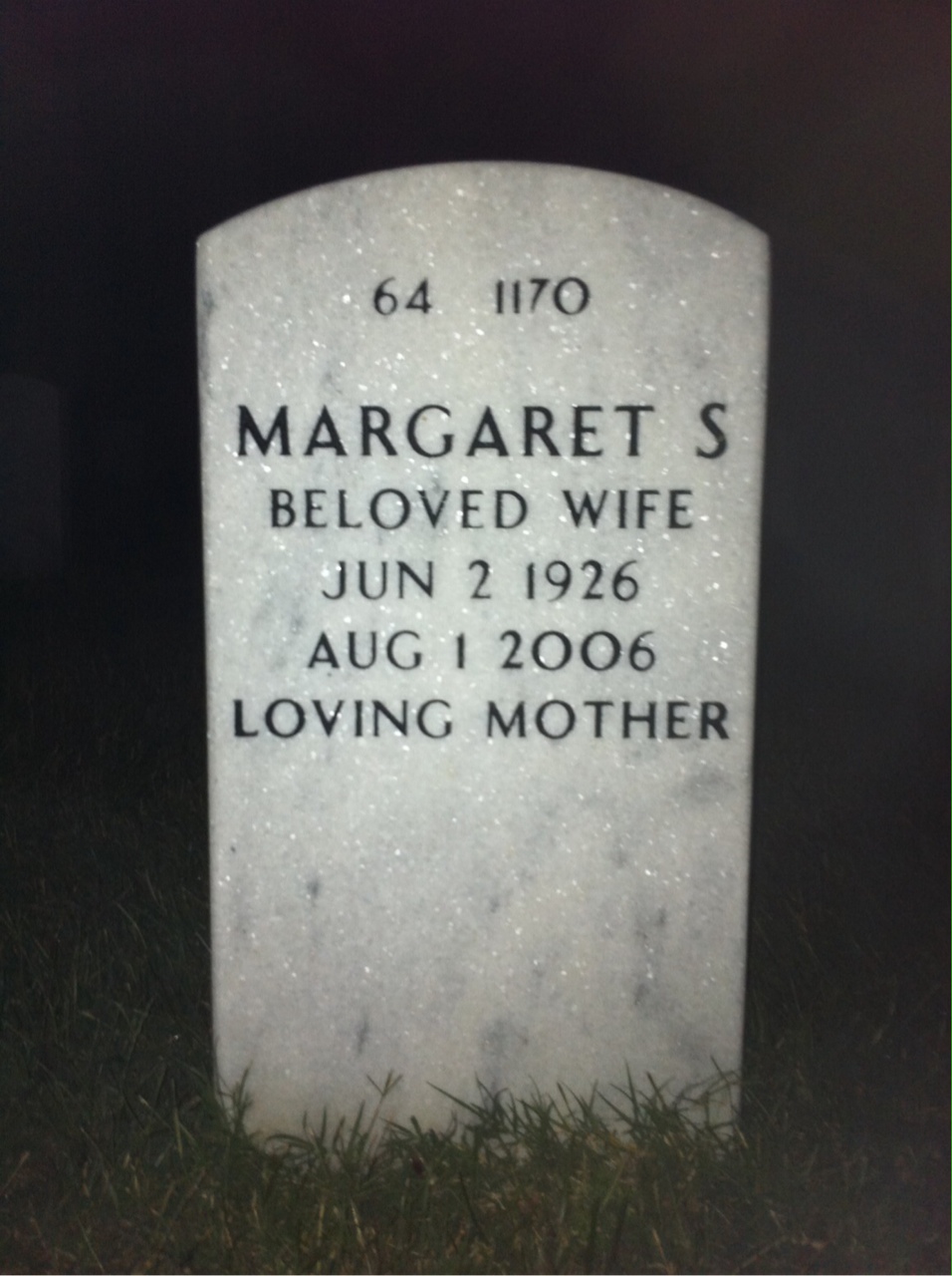 Back of headstone — Roland Athay