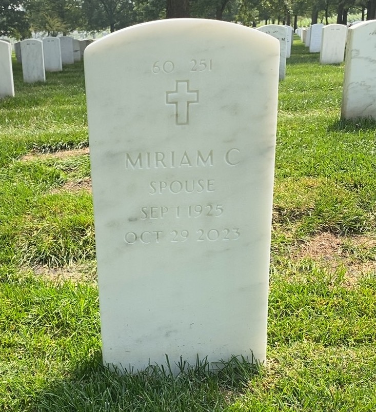 Back of headstone — James Harley