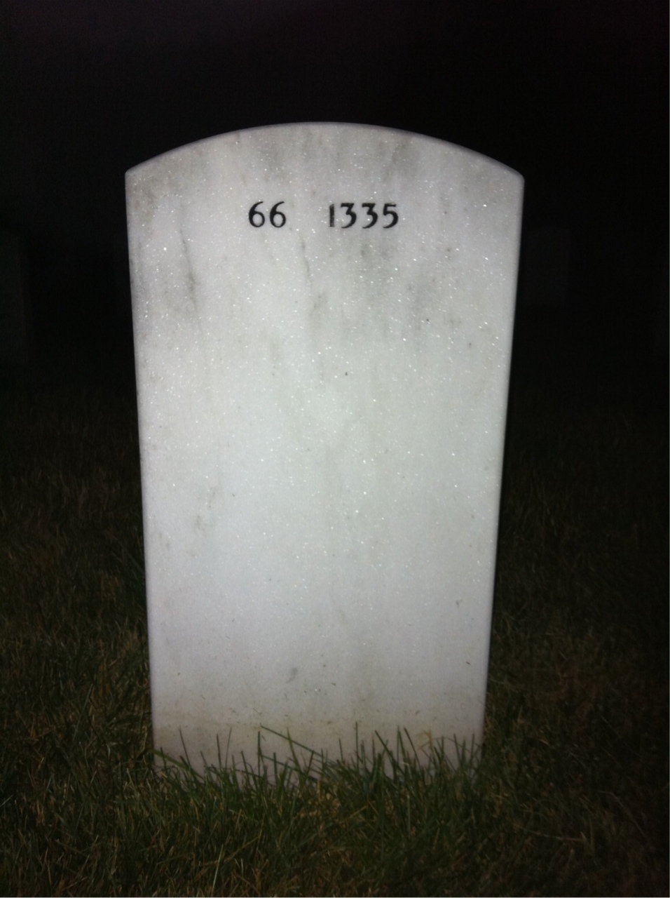 Back of headstone — Timothy Macdonald