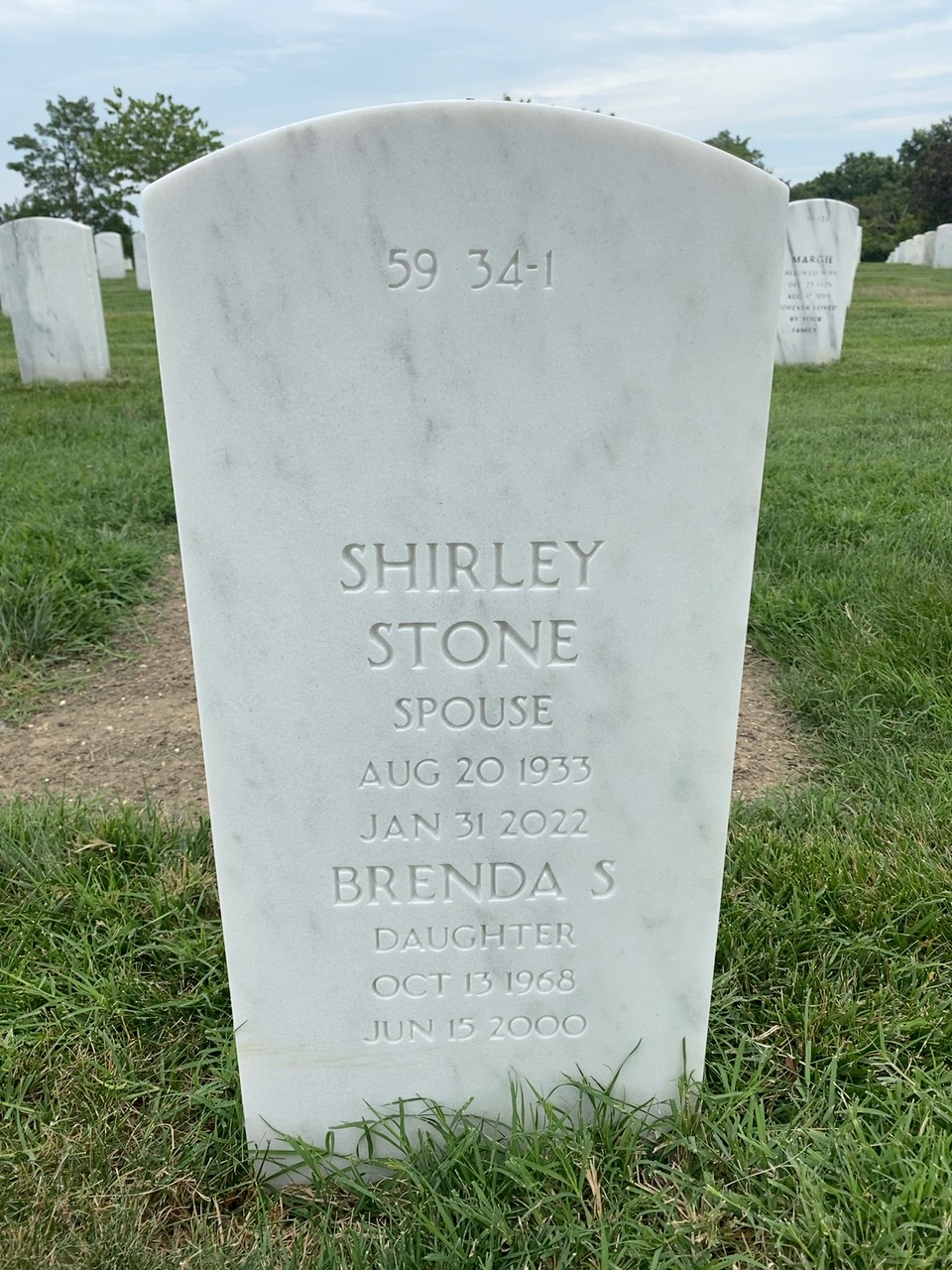 Back of headstone — Daryl Bolstad