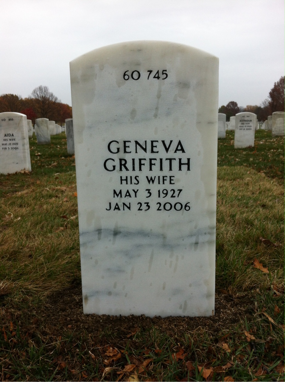 Back of headstone — Charles Cooper
