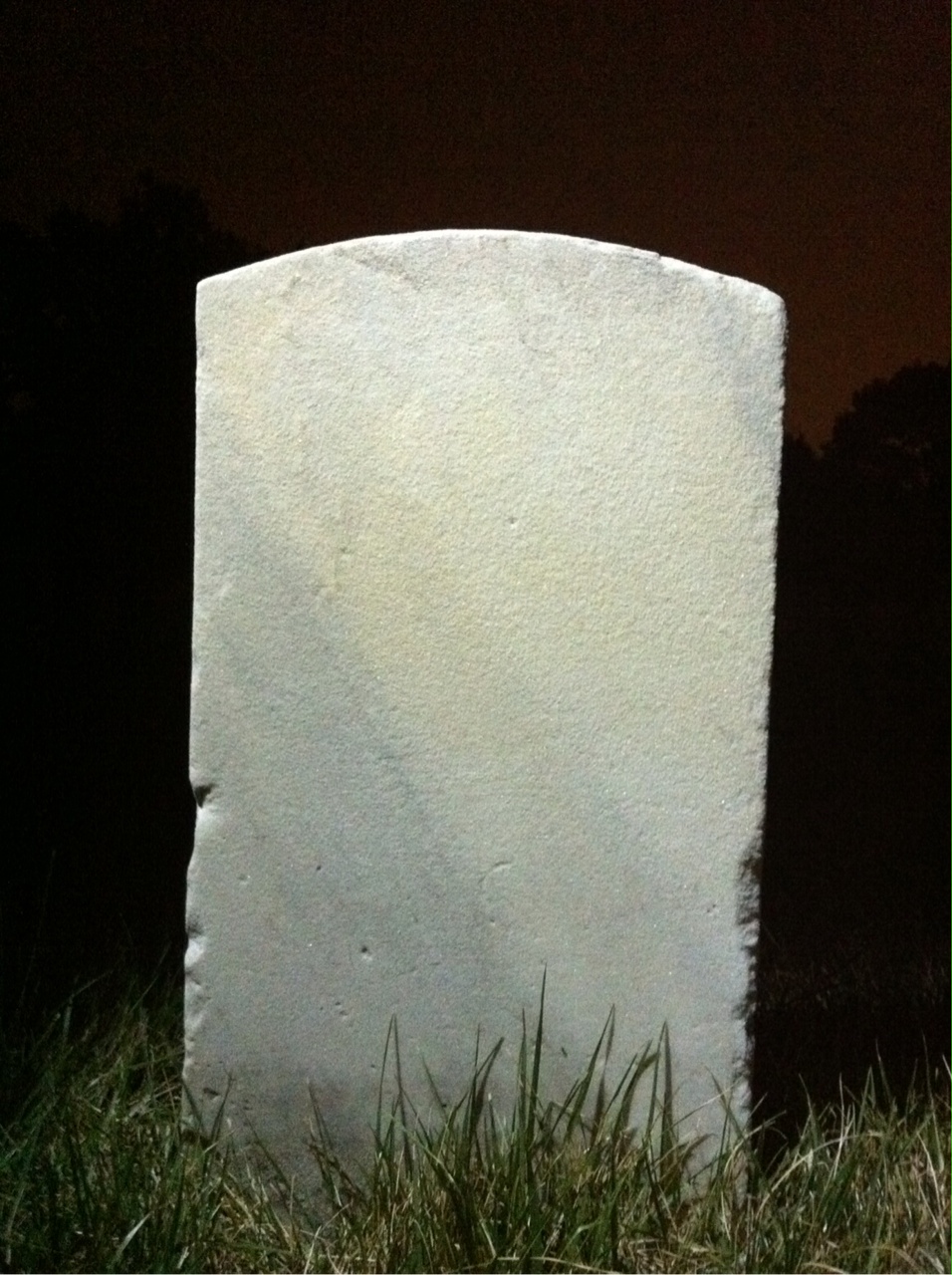 Back of headstone — Neil Mckay