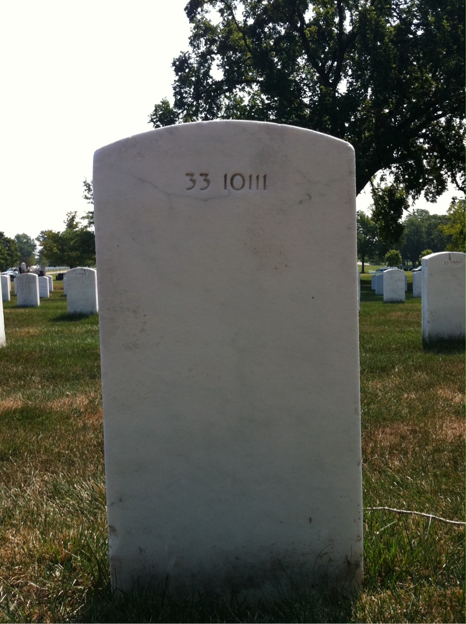 Back of headstone — Fidel Cordero