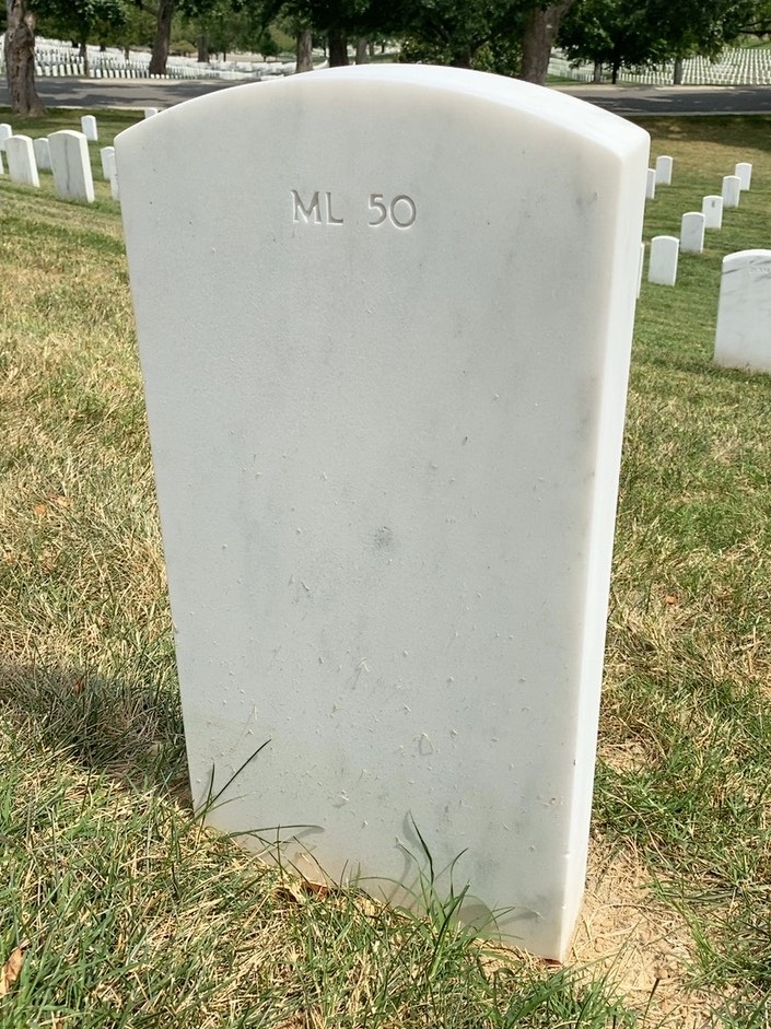 Back of headstone — Victor Edward Hobbs