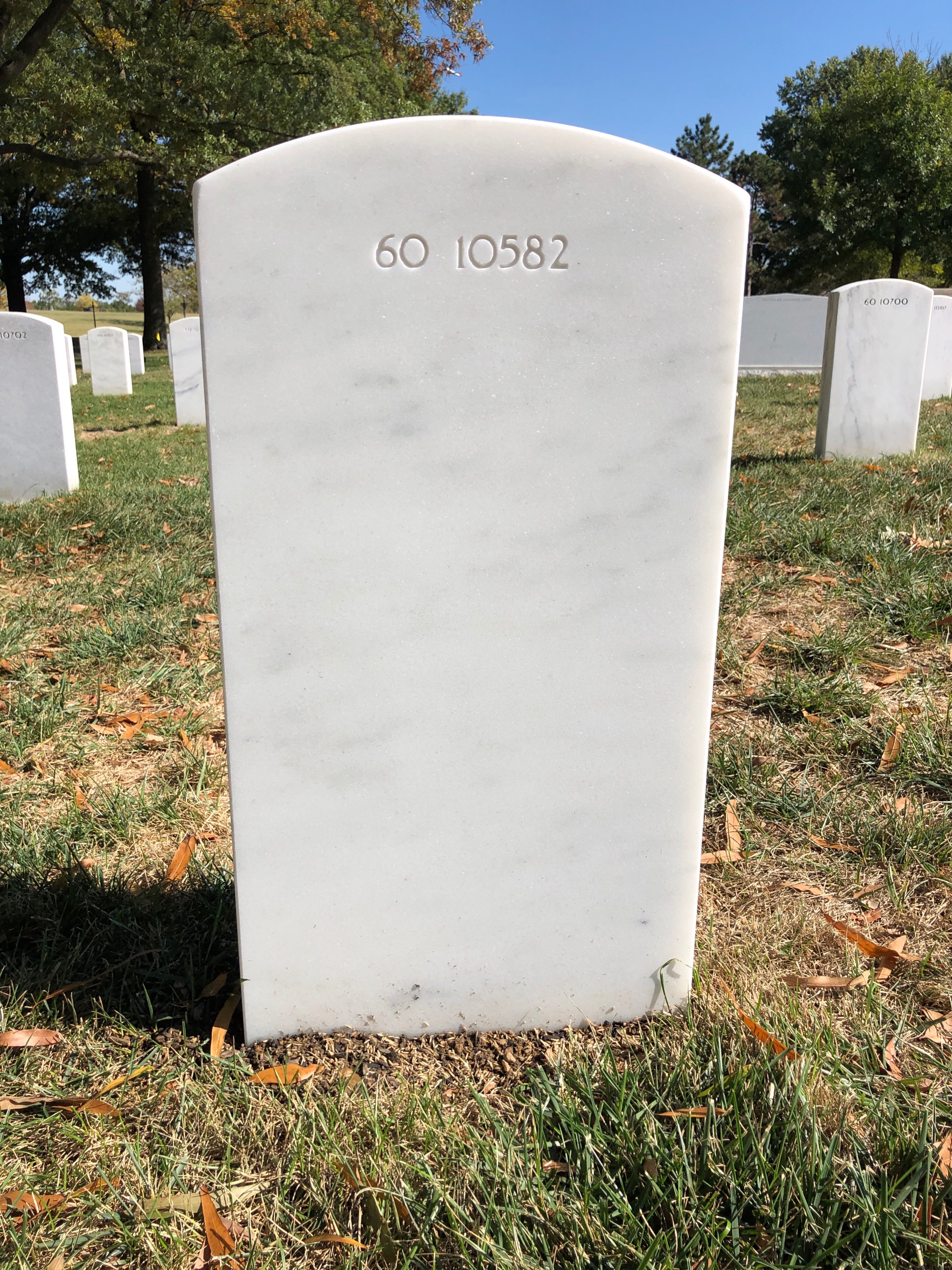 Back of headstone — Aaron Carl Torian