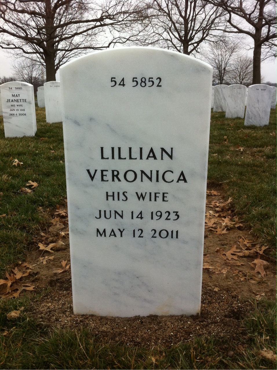 Back of headstone — Daniel Burton