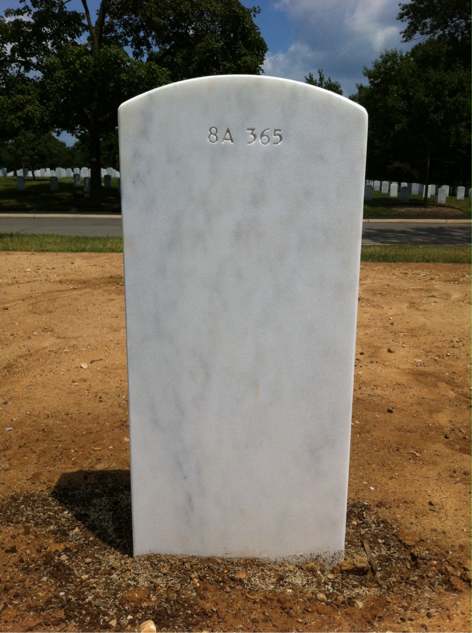 Back of headstone — Robert Boudreau