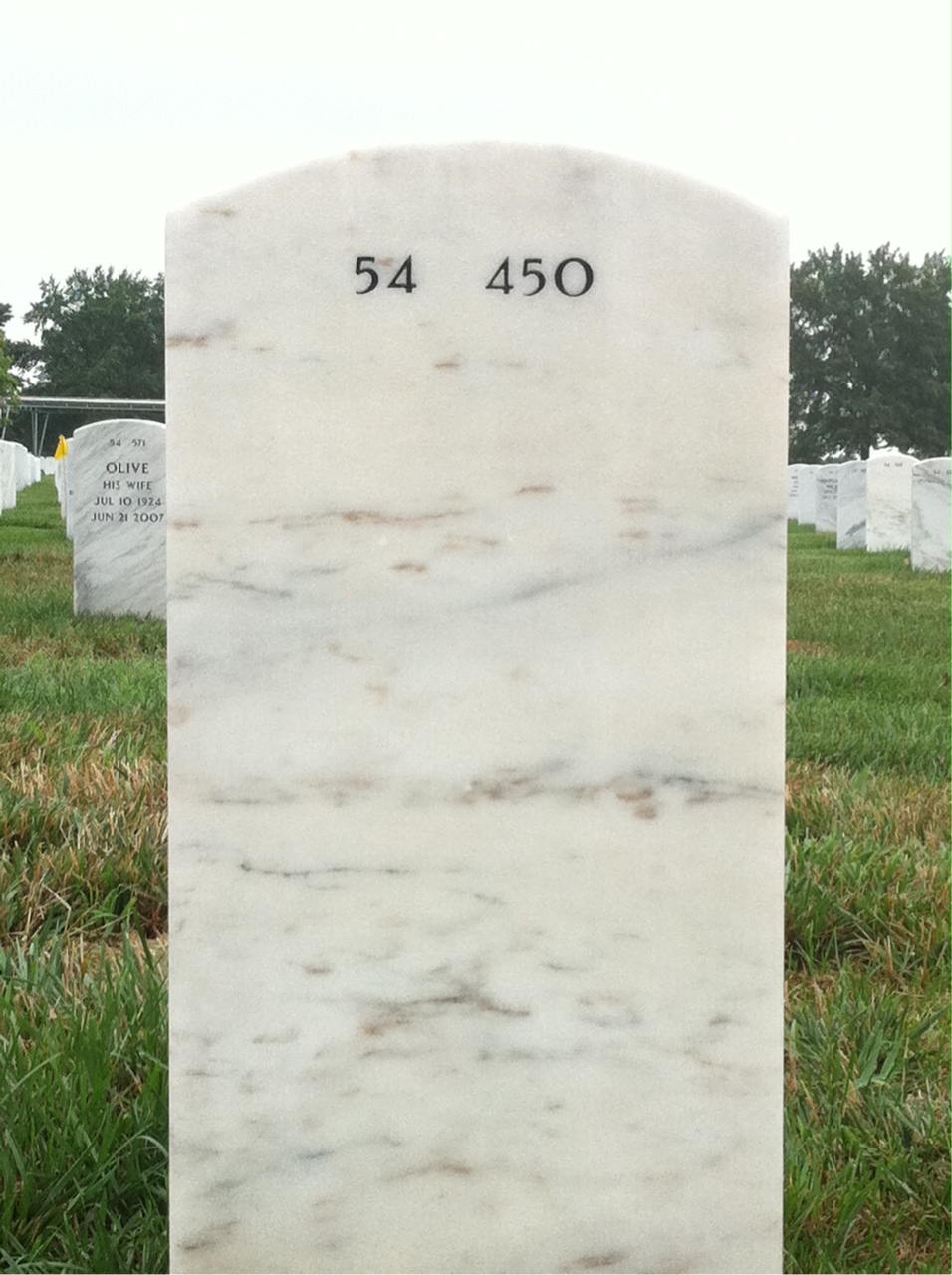 Back of headstone — William Mckeever