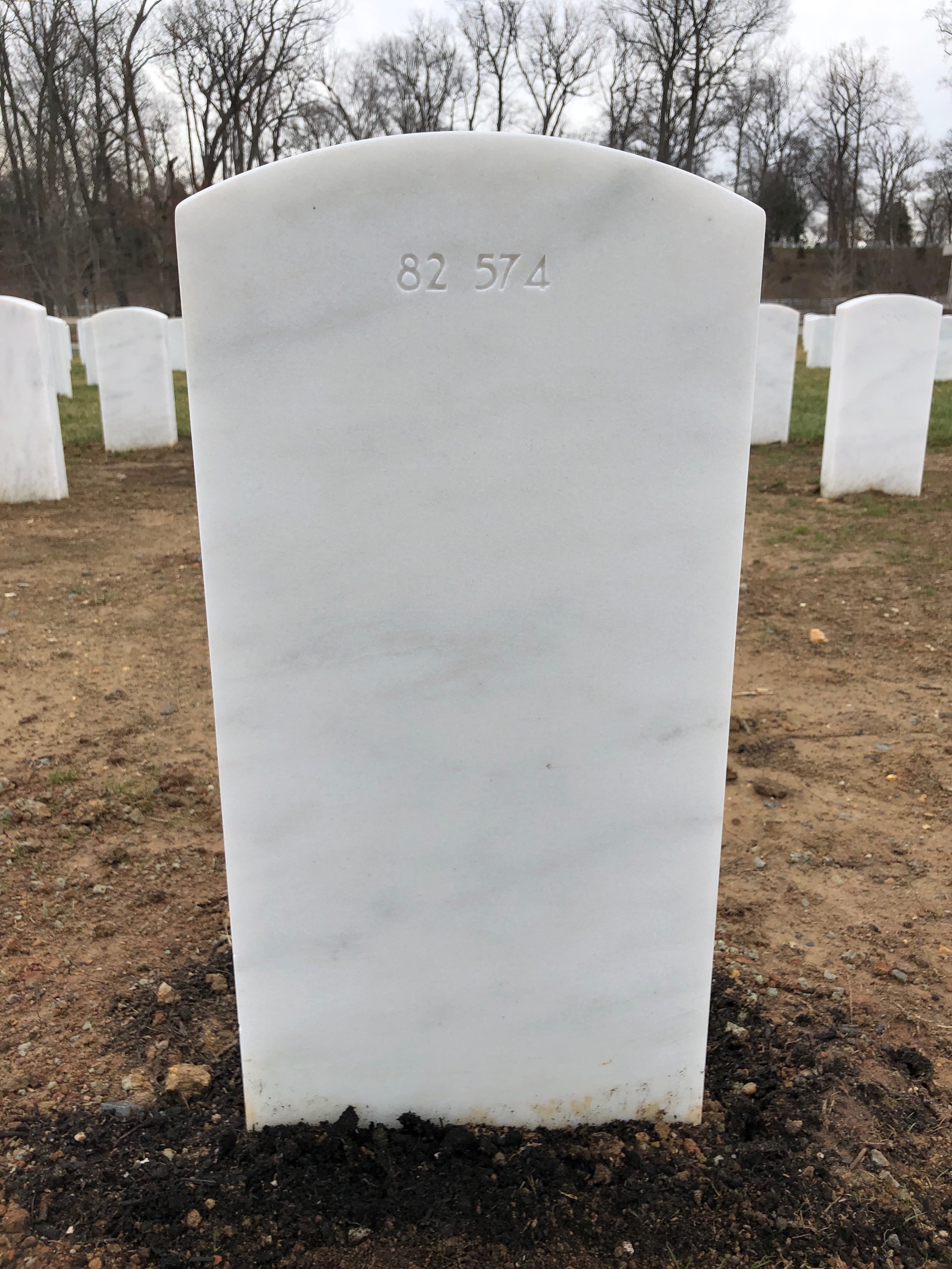 Back of headstone — George Conrad