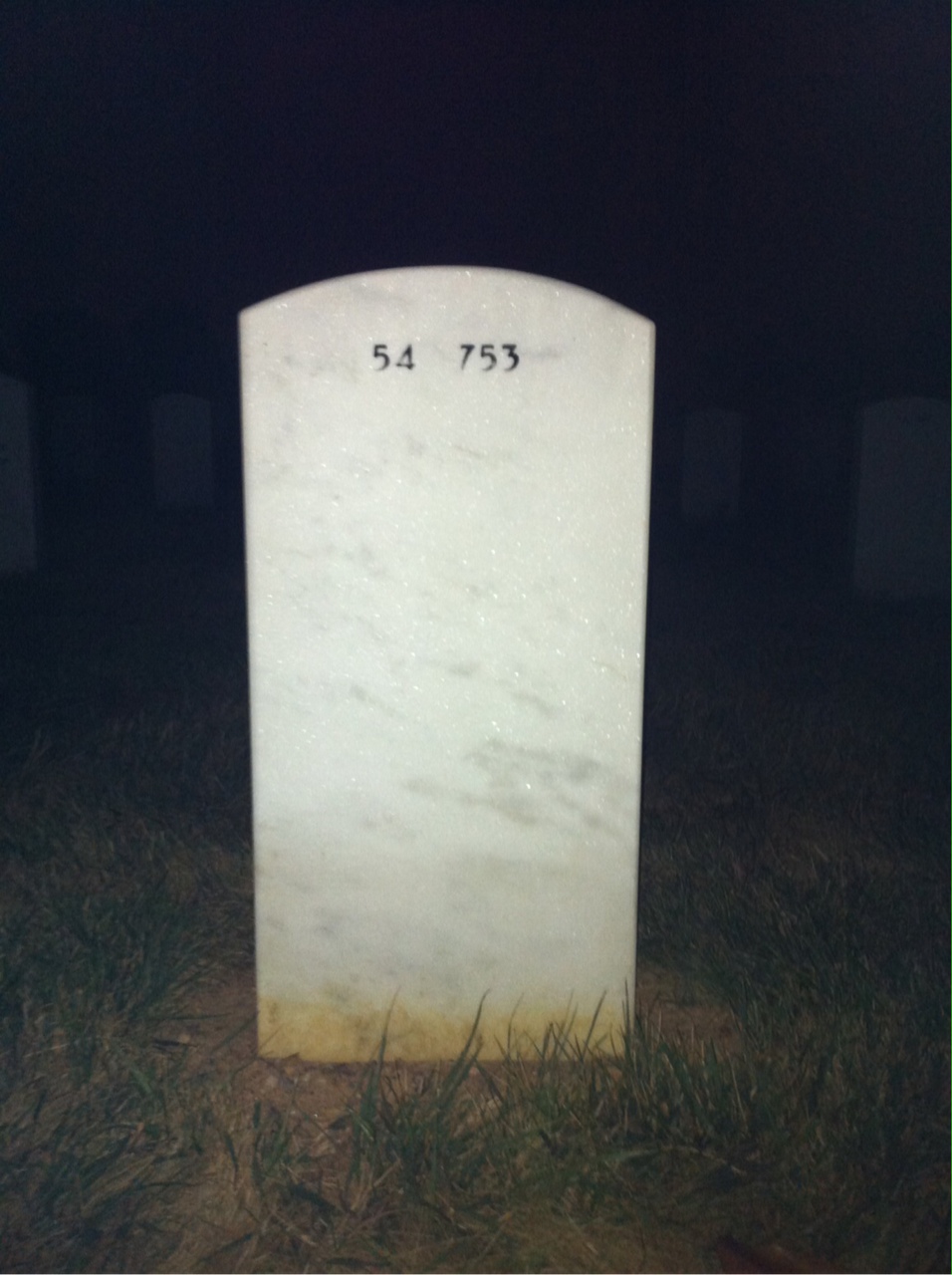 Back of headstone — William Sousa