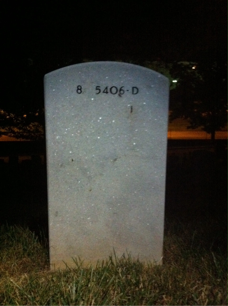 Back of headstone — William Whipple
