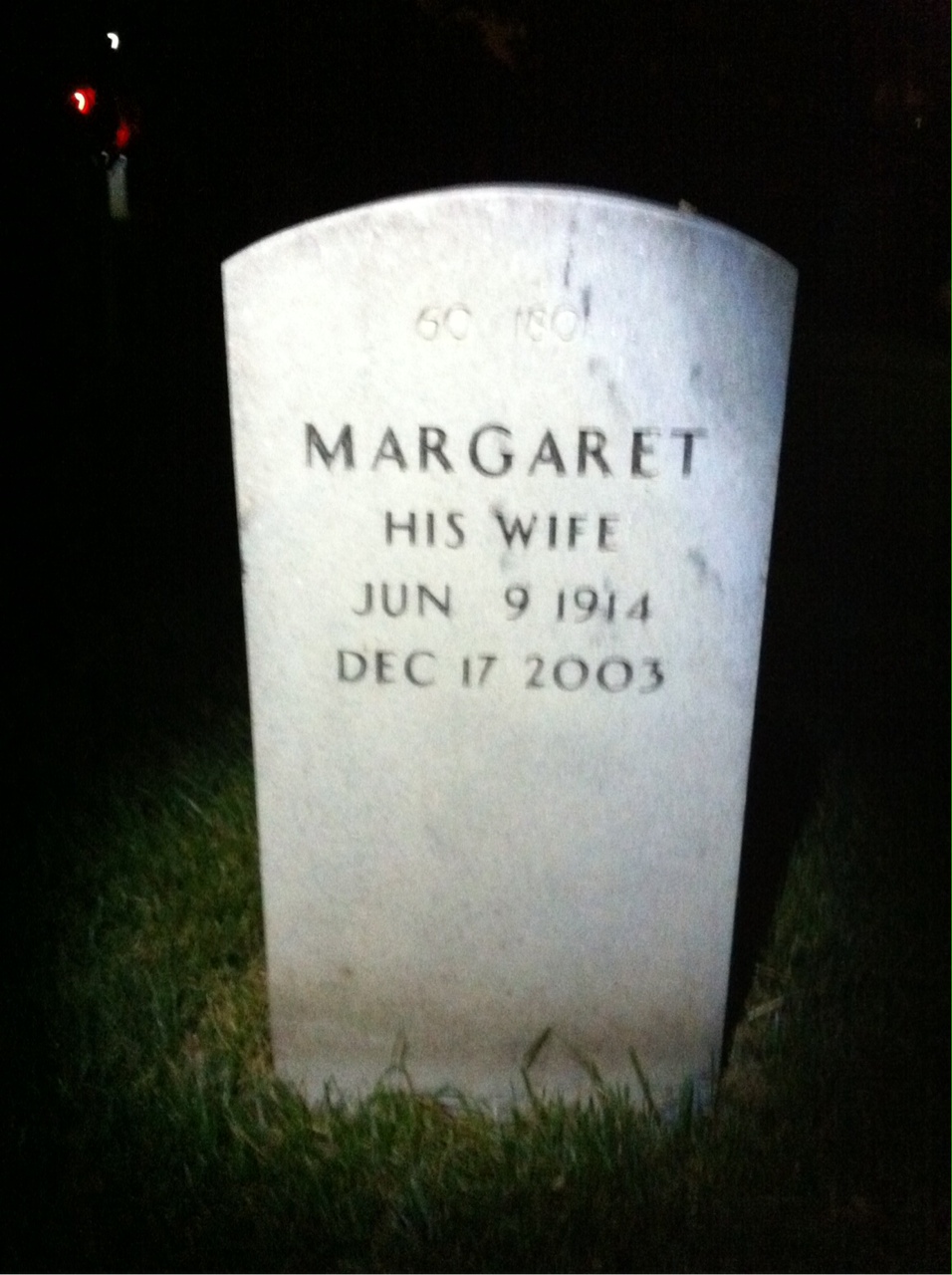 Back of headstone — Joseph Cio