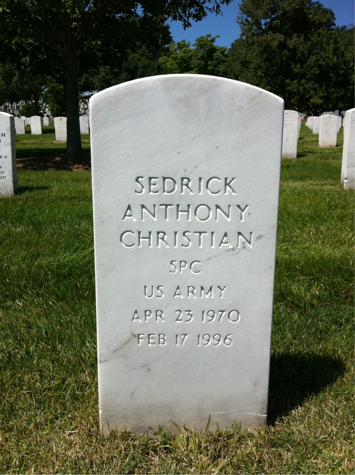 Sedrick Anthony Christian