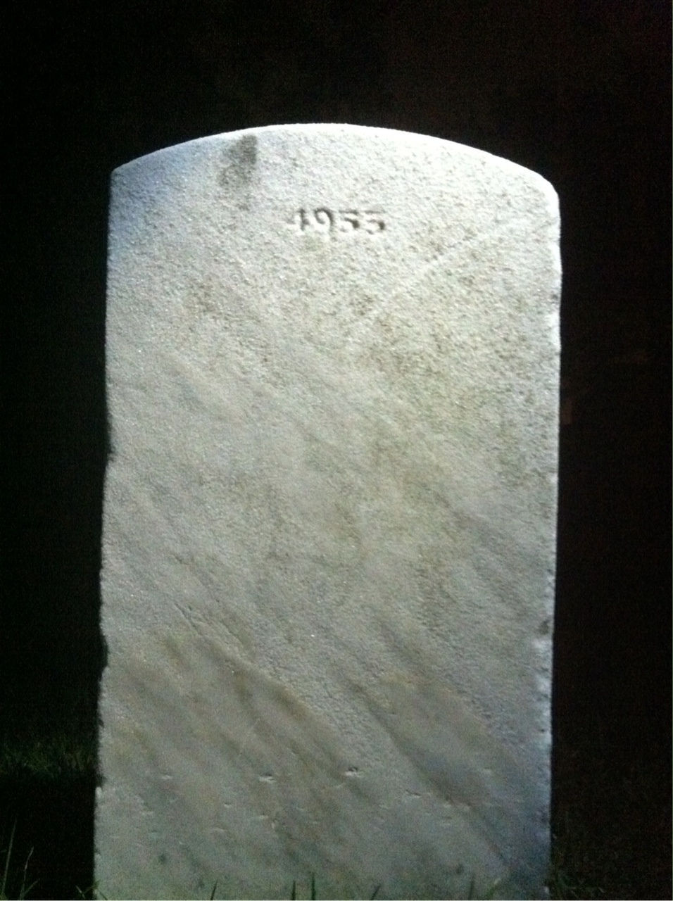 Back of headstone — Townsend Crittenberger