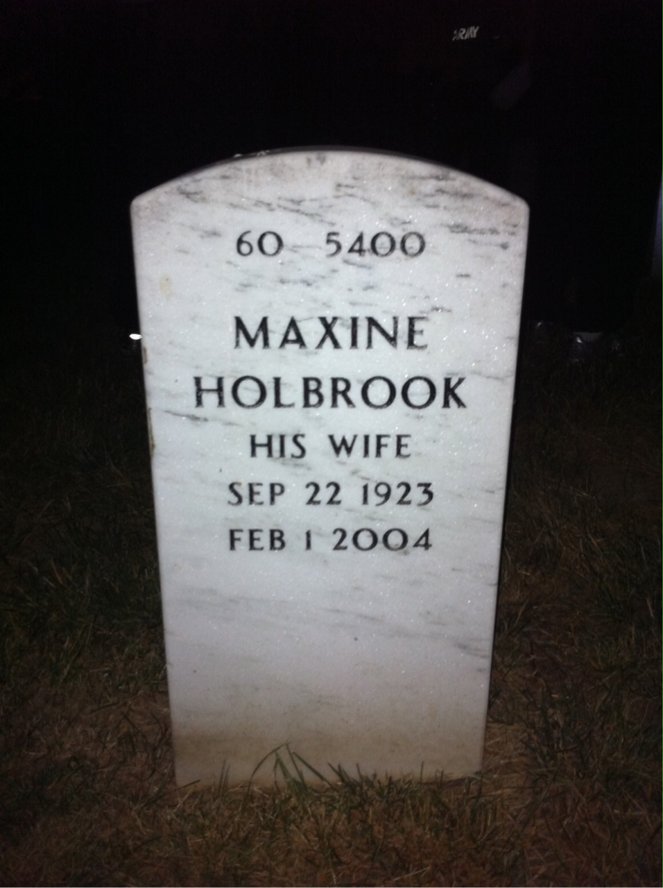 Back of headstone — Francis Gallez