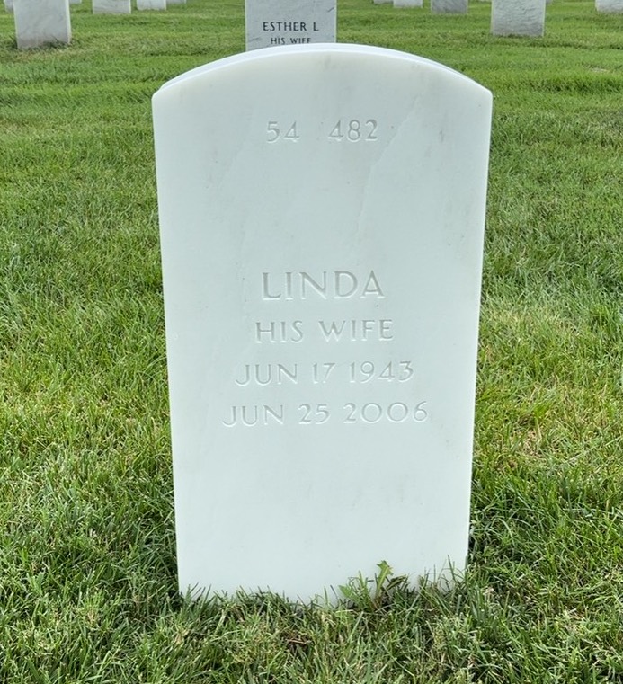 Back of headstone — John Williams