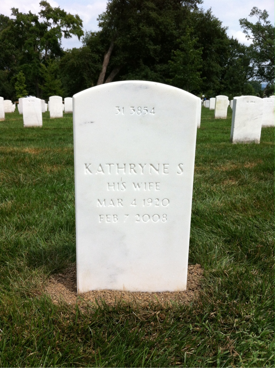 Back of headstone — Richard Pearce