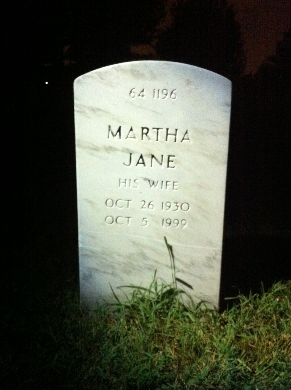 Back of headstone — Edward Appel