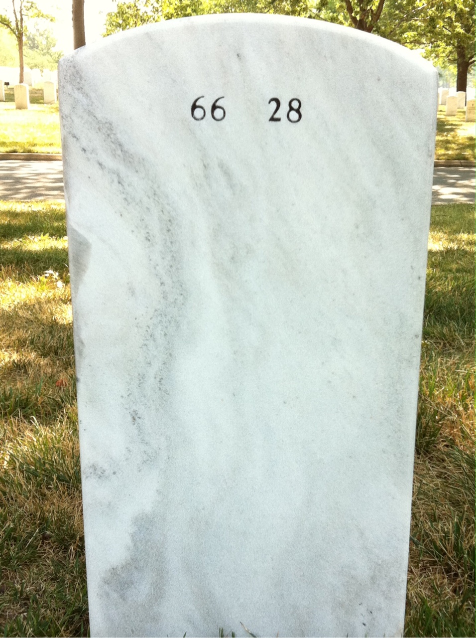 Back of headstone — Clay Sellers