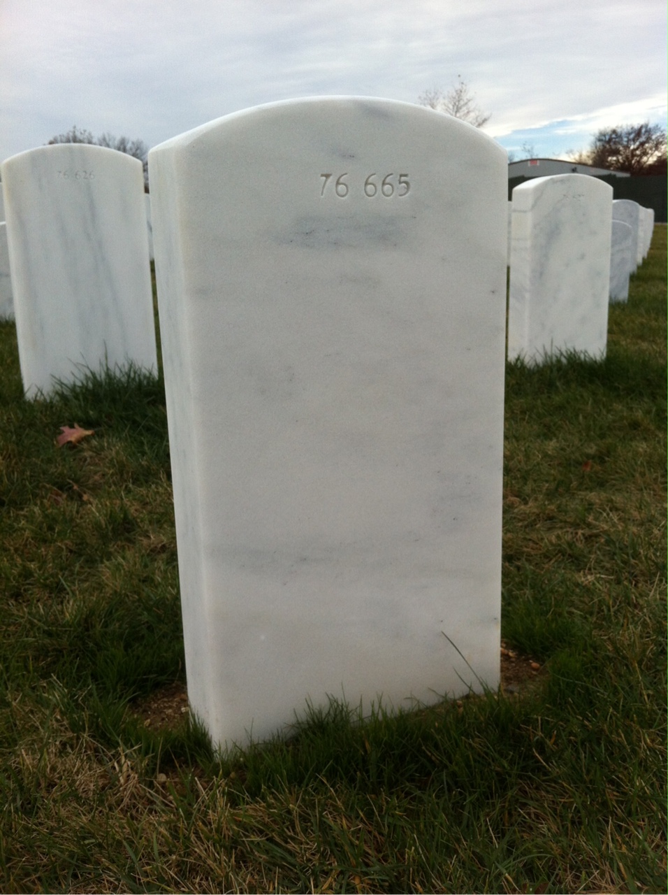 Back of headstone — Nicholas Gordon