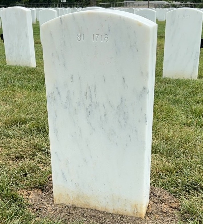 Back of headstone — Mauro Antonelli