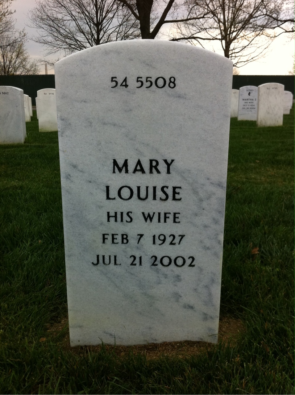 Back of headstone — Anthony Hernandez