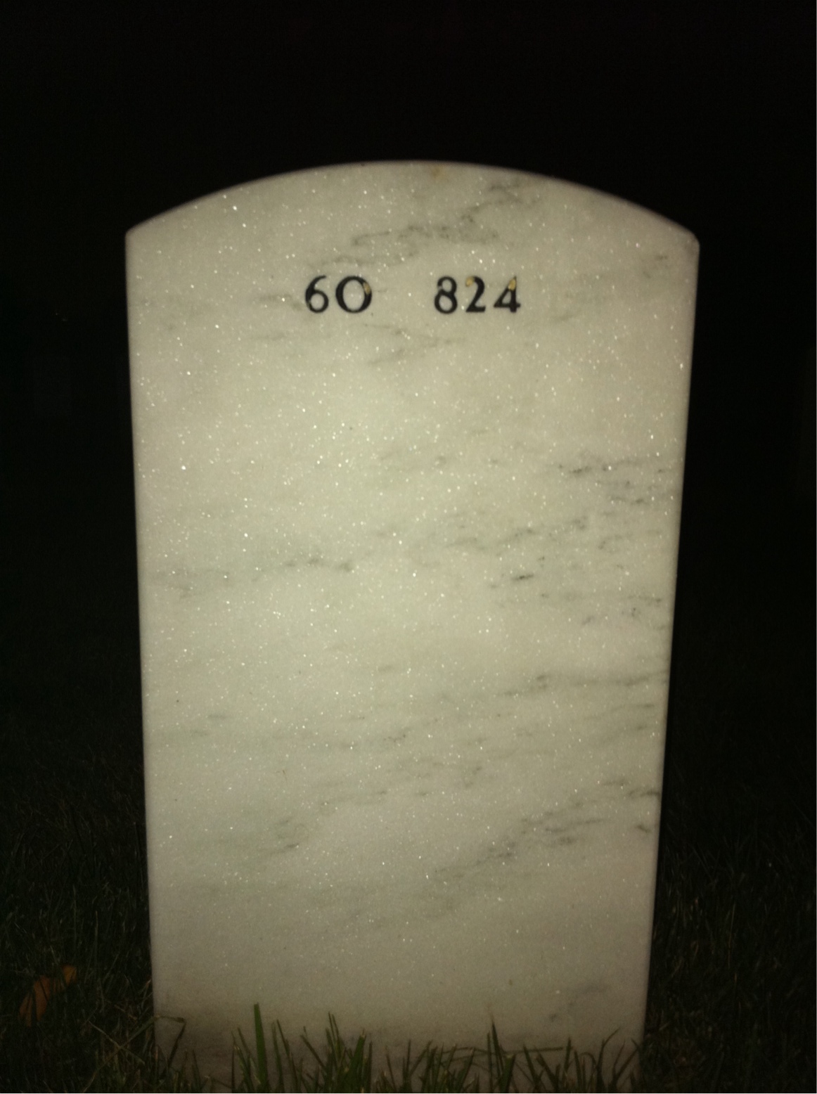 Back of headstone — Mckinley Jolley