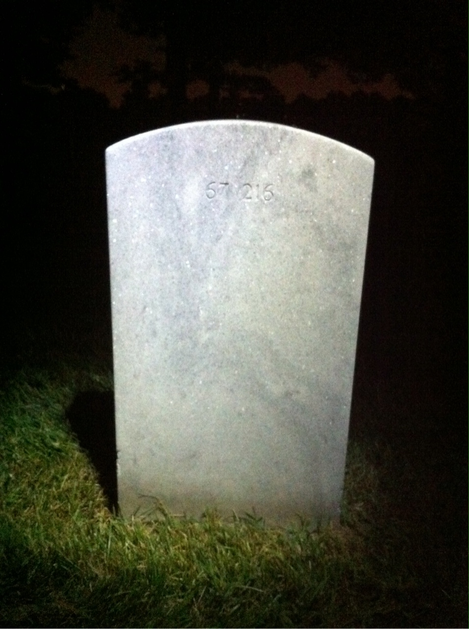 Back of headstone — Alfonso Mollica