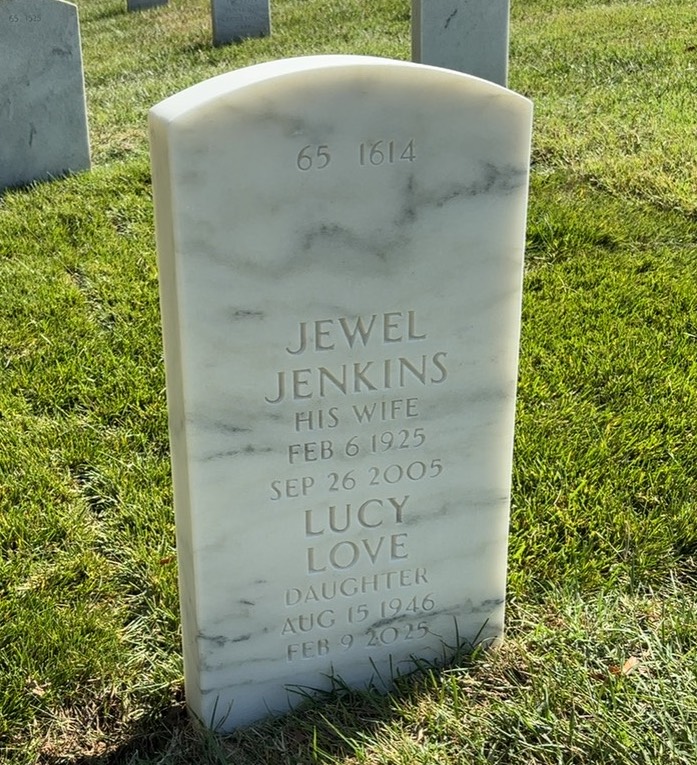 Back of headstone — Leo Mcneal