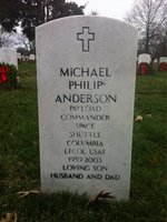 Michael Anderson — Headstone Front