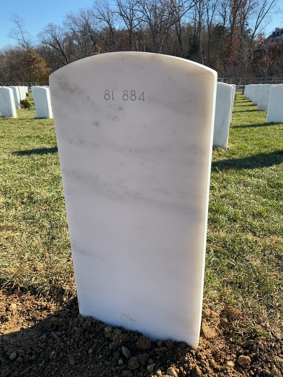 Back of headstone — Manuel Crisostomo