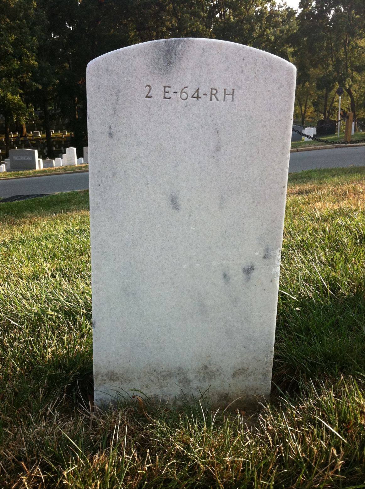 Back of headstone — William Joseph Mayer