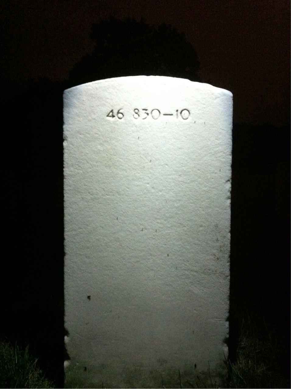 Back of headstone — Walter Zytkewicz