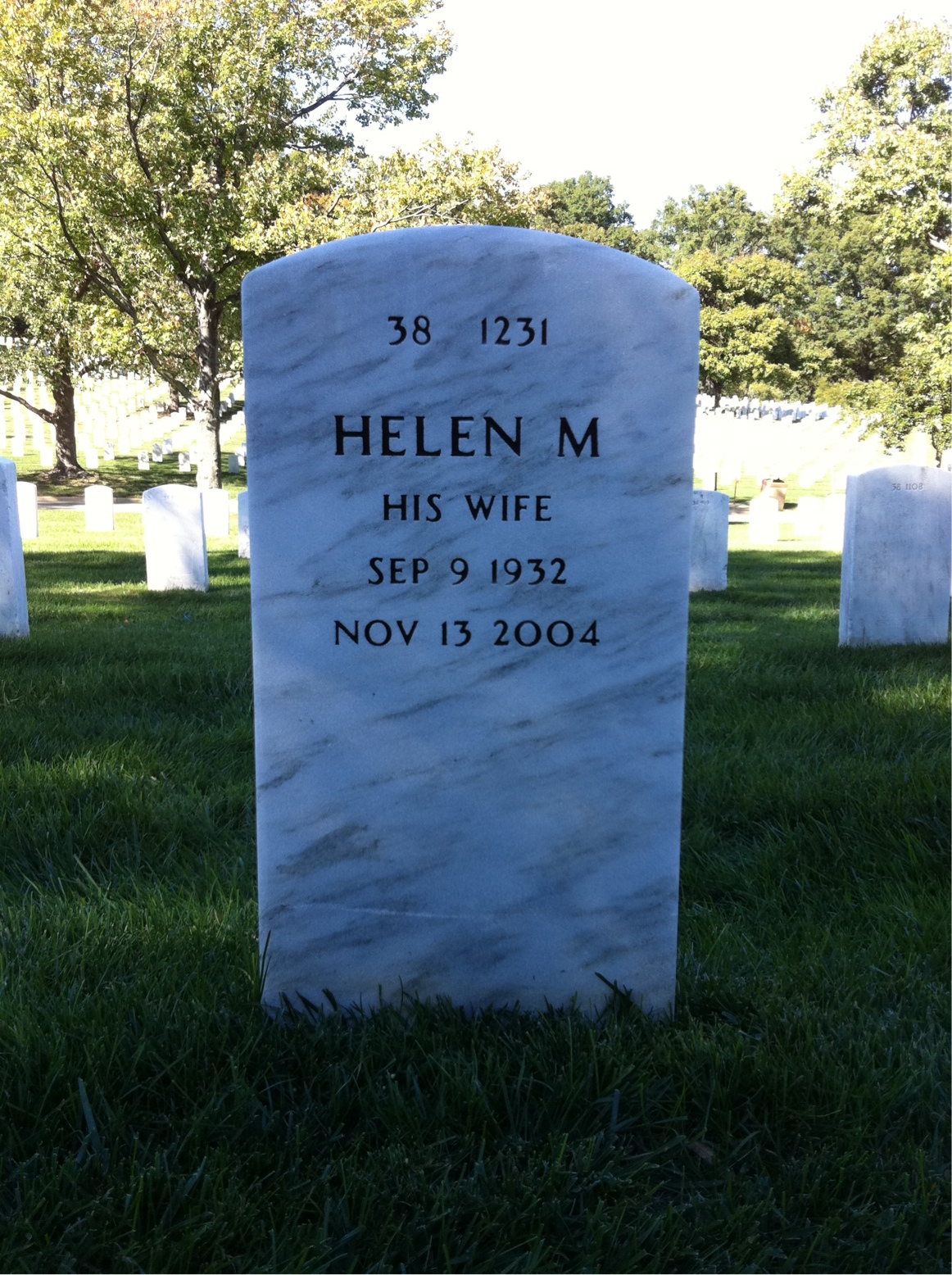 Back of headstone — Boyce Smith