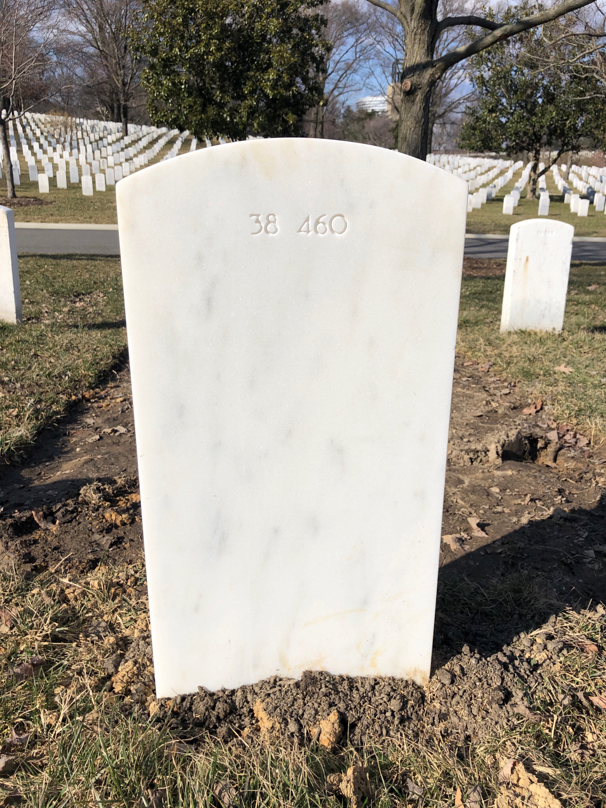 Back of headstone — Dean Munsell
