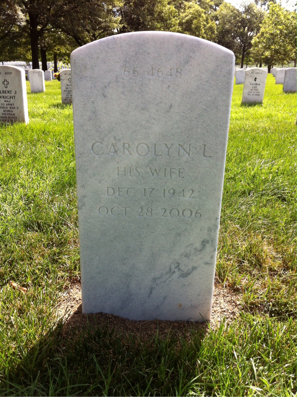 Back of headstone — Joseph Chapman