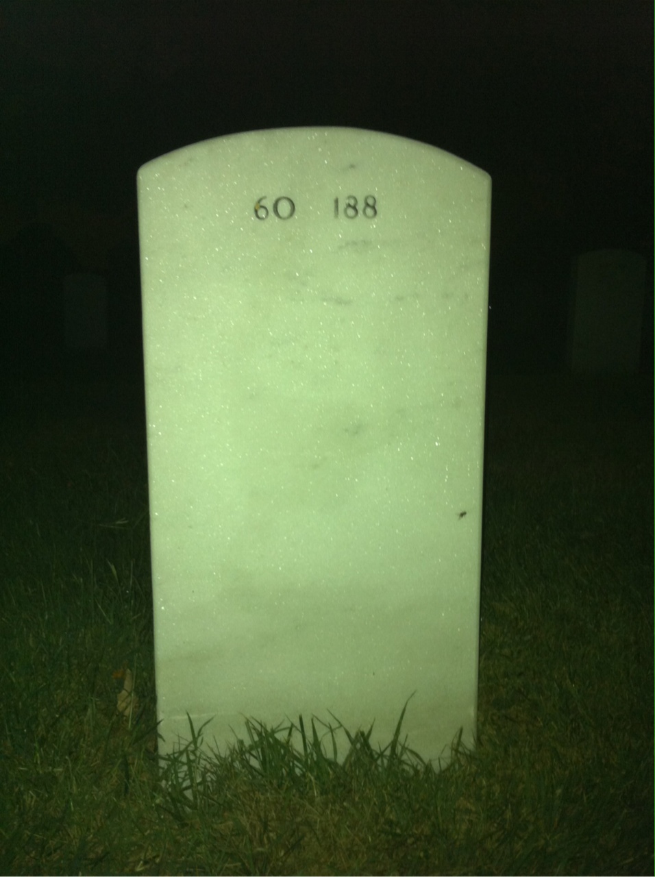 Back of headstone — Richard Baynard