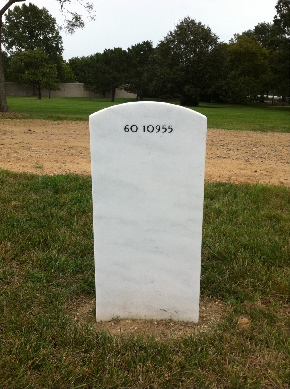 Back of headstone — James Moore