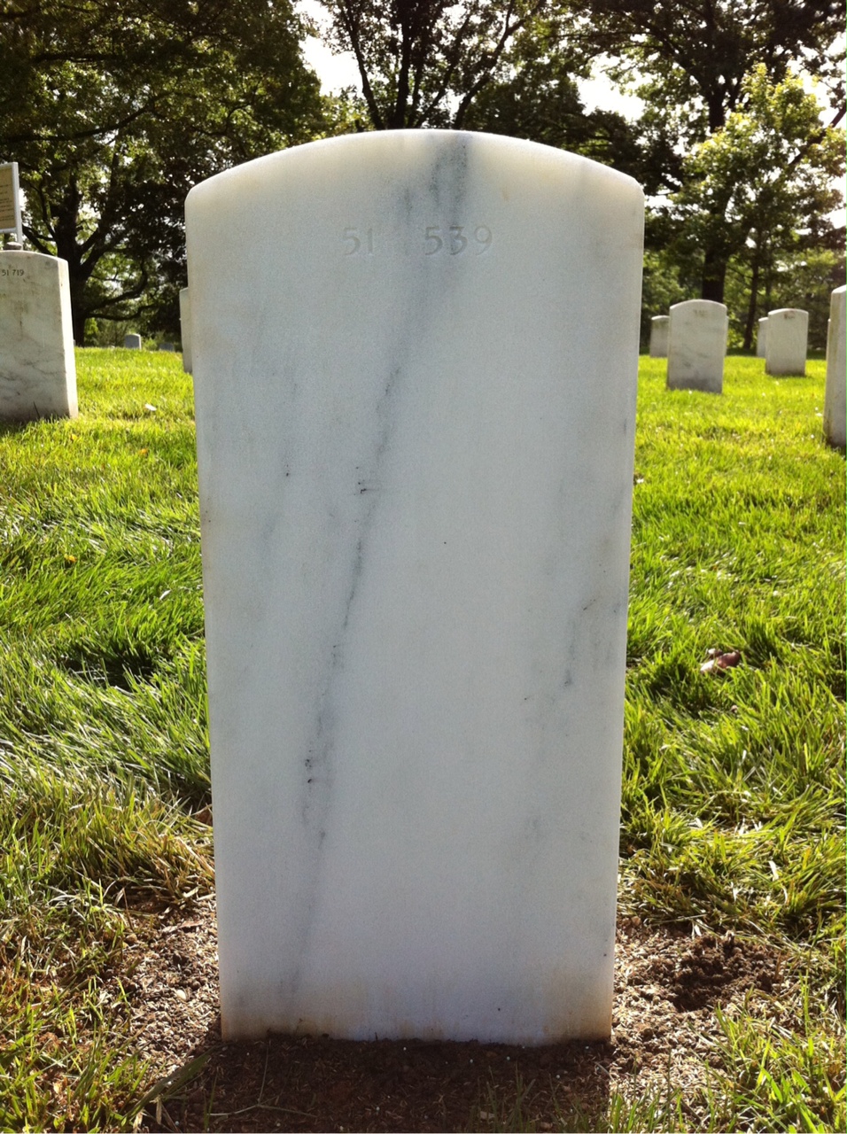 Back of headstone — Thomas Kevin Simpers
