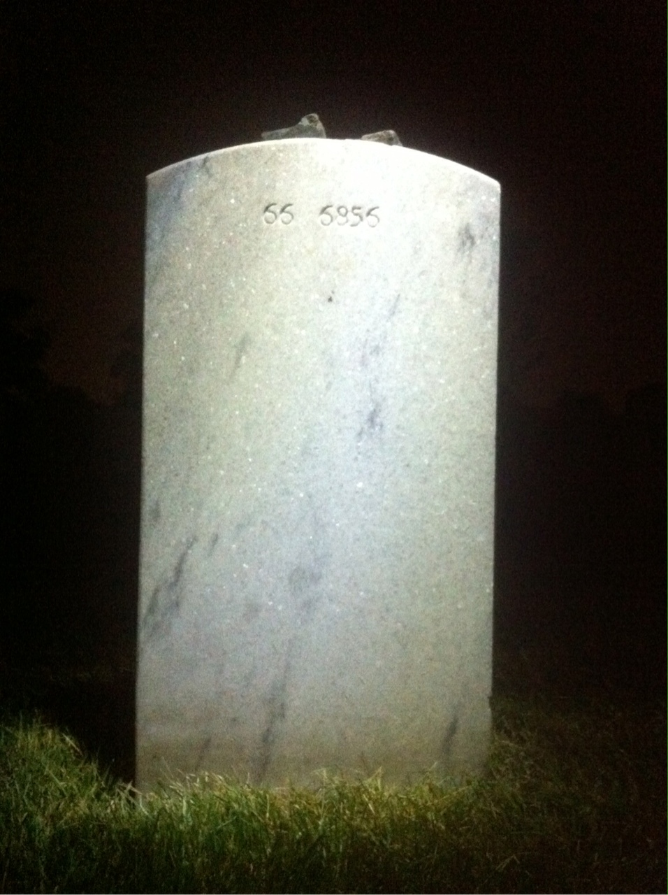 Back of headstone — Jason Cunningham