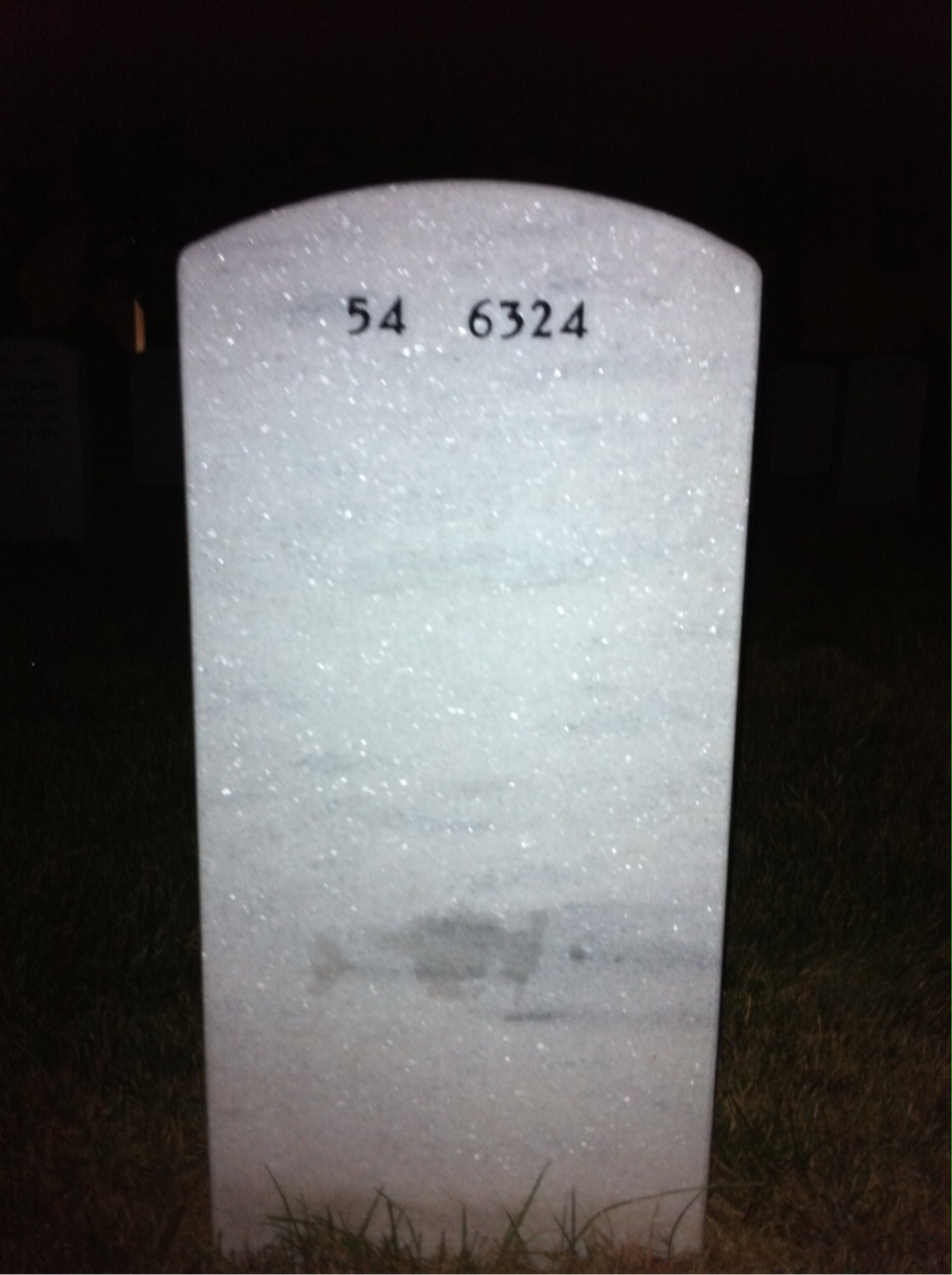 Back of headstone — Keith Boyd