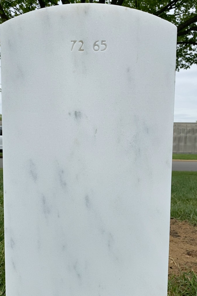 Back of headstone — Virgilio C Brosas