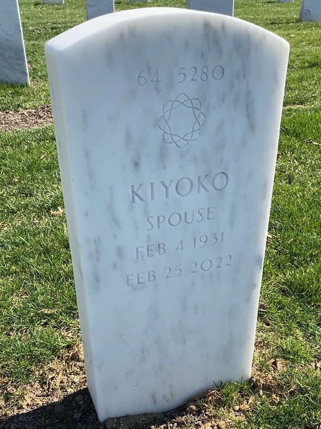 Back of headstone — Johnny Love